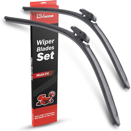 Dsv Standard DSV Multi-Flat Wiper Blades Set 26in and 22in DSV - 505.26.22